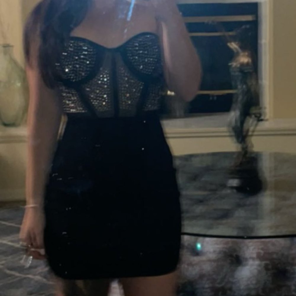 Windsor Rhinestone Cocktail Dress, Size Small - Picture 3 of 3